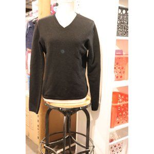 Ralph Lauren Polo Jeans Co. V Neck Wool Sweater Black Size L preowned